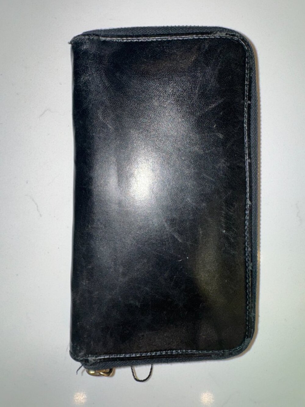 Prada Limited Edition Black Leather Capretto Flame Continental Wallet - EUC - Picture 2 of 3